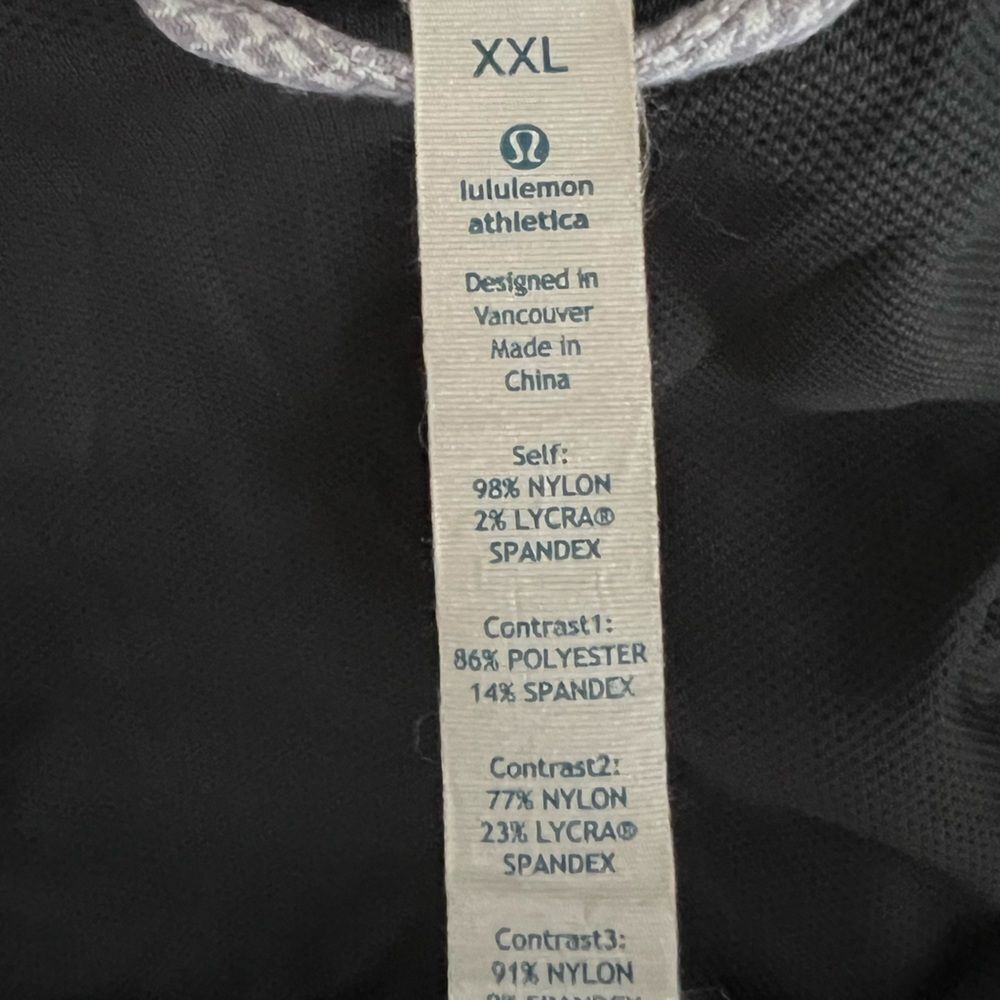Lululemon Relay Jacket Houndstooth Swift Silverslate / Soot XXL - Picture 5 of 5
